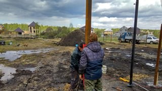 Заказать монтаж винтовых свай в Мелеуз - цена под ключ с доставкой от 1834 шт